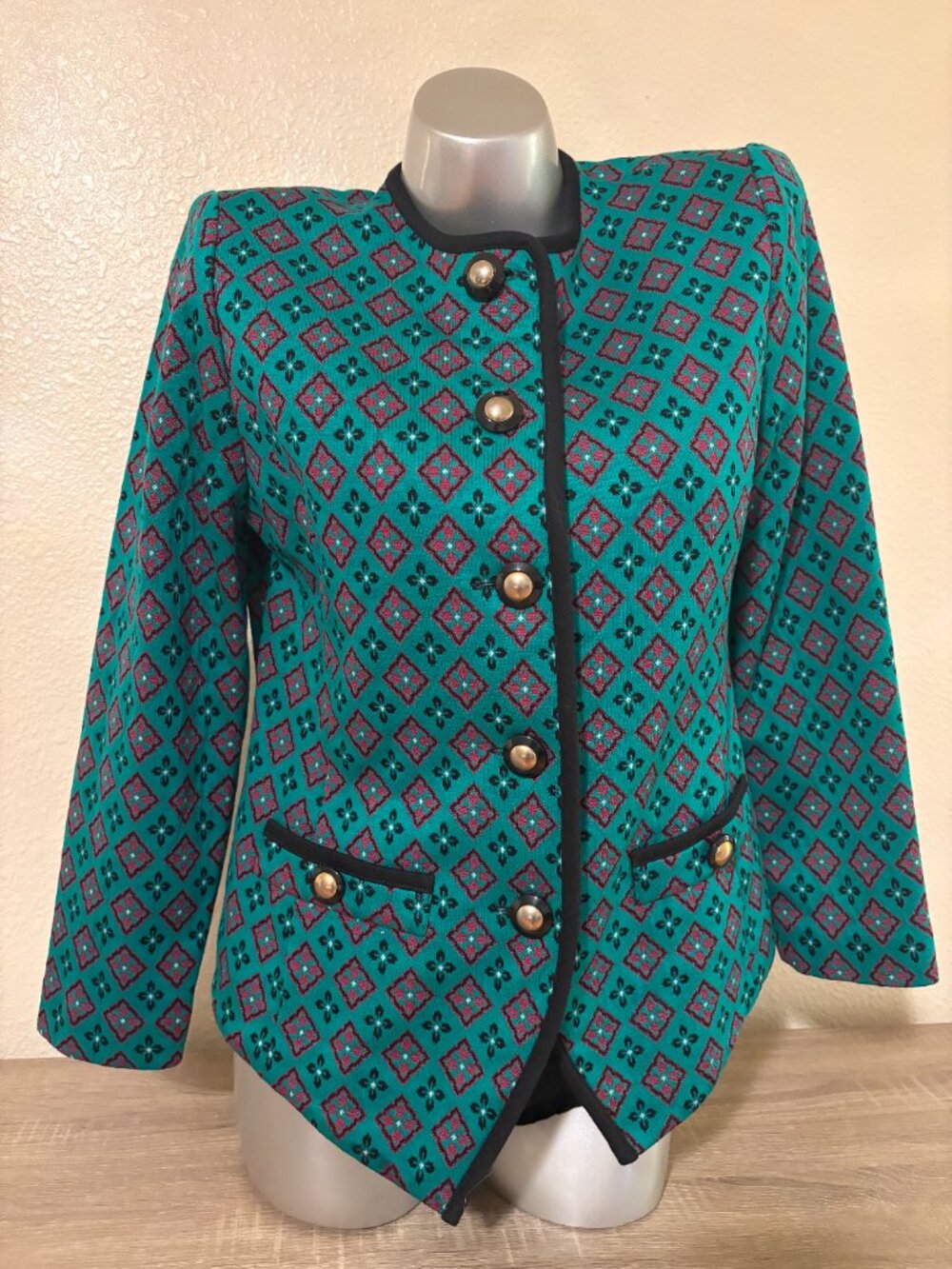 Leslie Fay Women's Multi Jacket Size 10 Petite